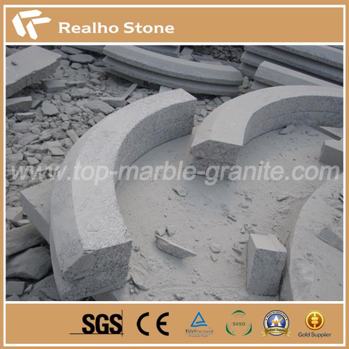 G603 Grey Granite Circle Kerbstone