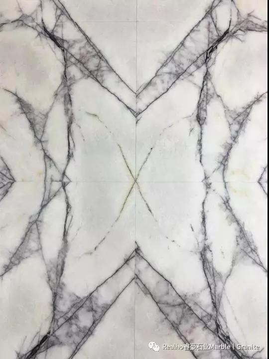 Milas Lilac Marble Book-Match modeli Milas Lilac Marble Book-Match Designs