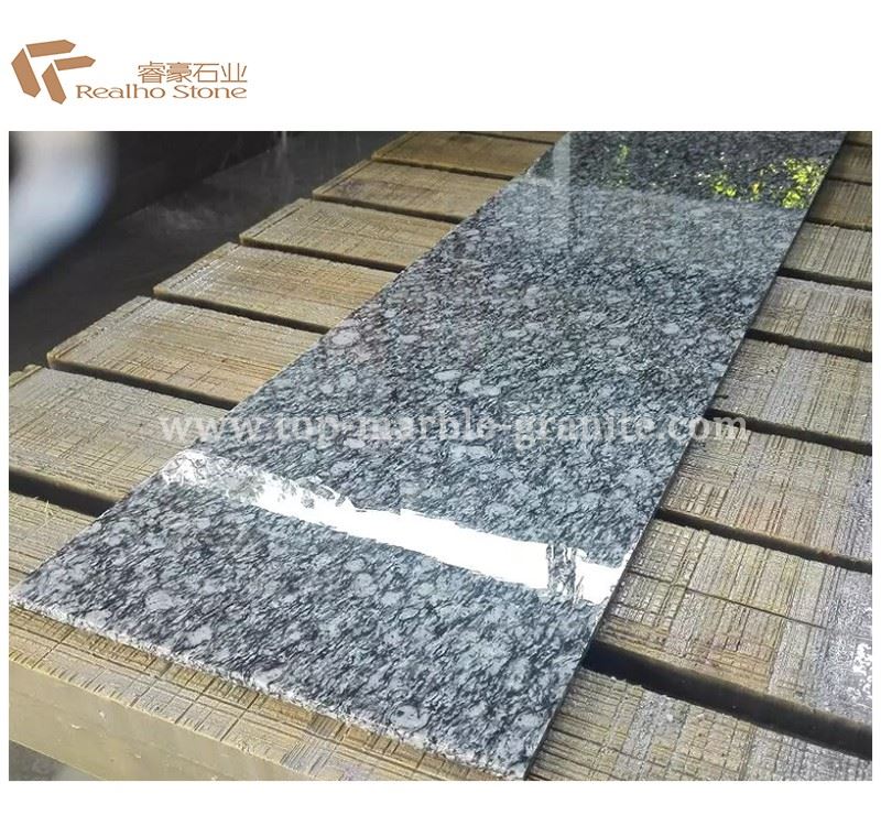 Spray white tile with polished