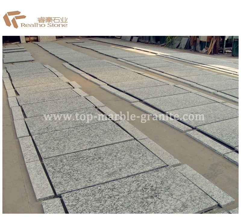 Spray white tile