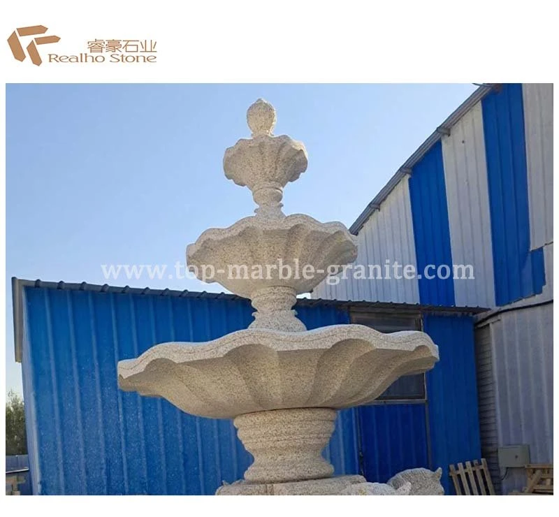 Top part of granite fountain
