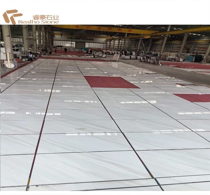 natural white marble vct tile