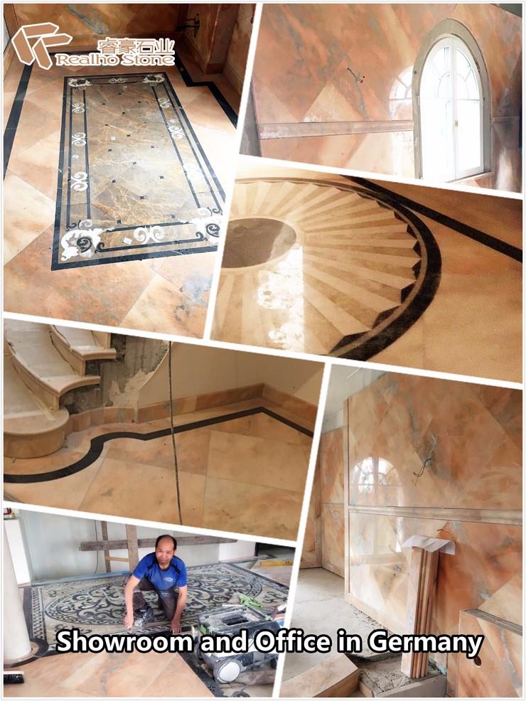 Rosa Portogallo Marble Project in Germany Rosa Portogallo Marble Project in Germany