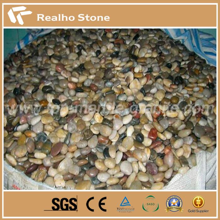 Natural Mixed Walkway Pebble Stone For Landscaping