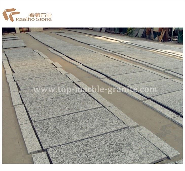 Spray white tile