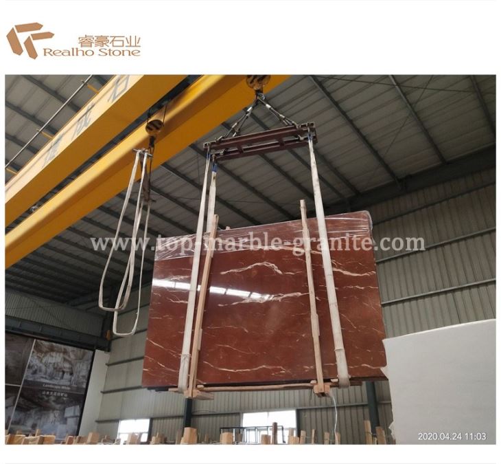 Spanished Red Rojo Alicante Marble Slab