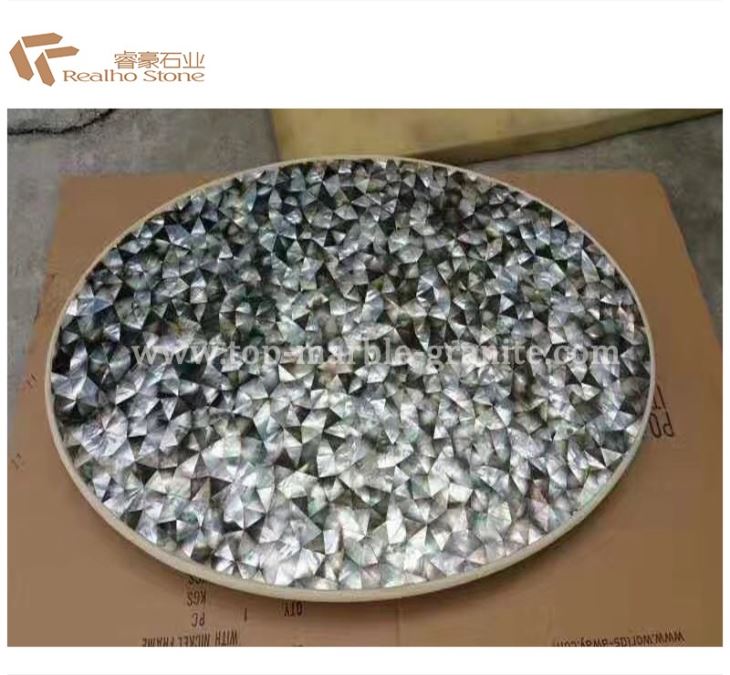 Sea shell table top