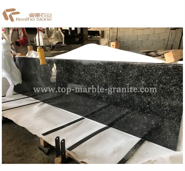 black granite slab