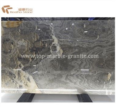 Onice Bolle Brown Onyx Slab Polished
