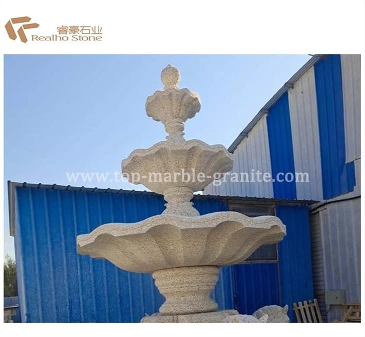 Top part of granite fountain